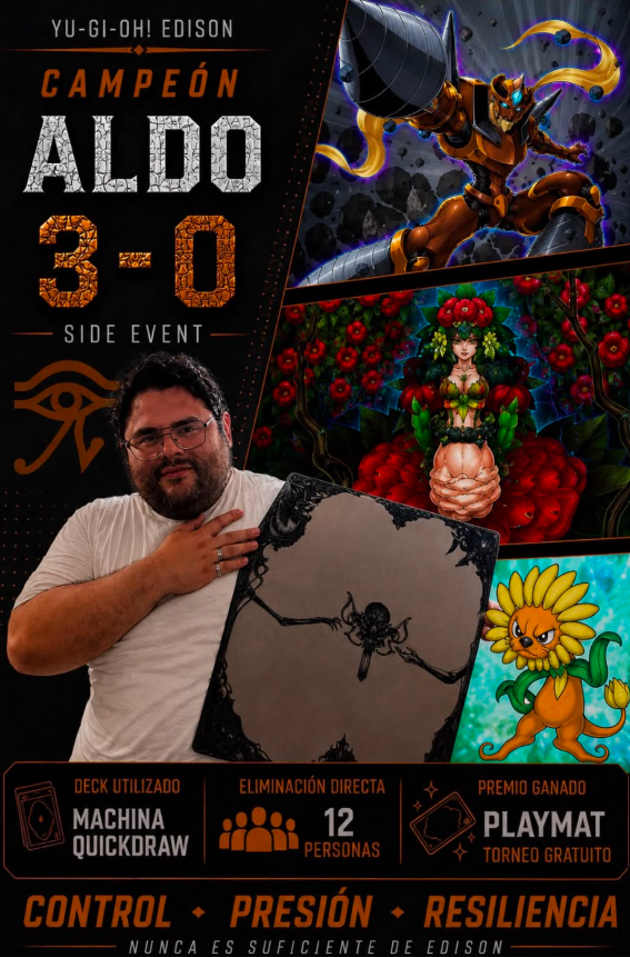 Ganador de un torneo Edison del Club Yu-Gi-Oh! Tijuana