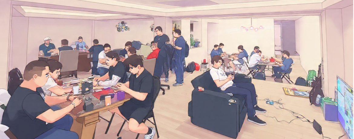 Mesa de juego del Club Yu-Gi-Oh! Tijuana